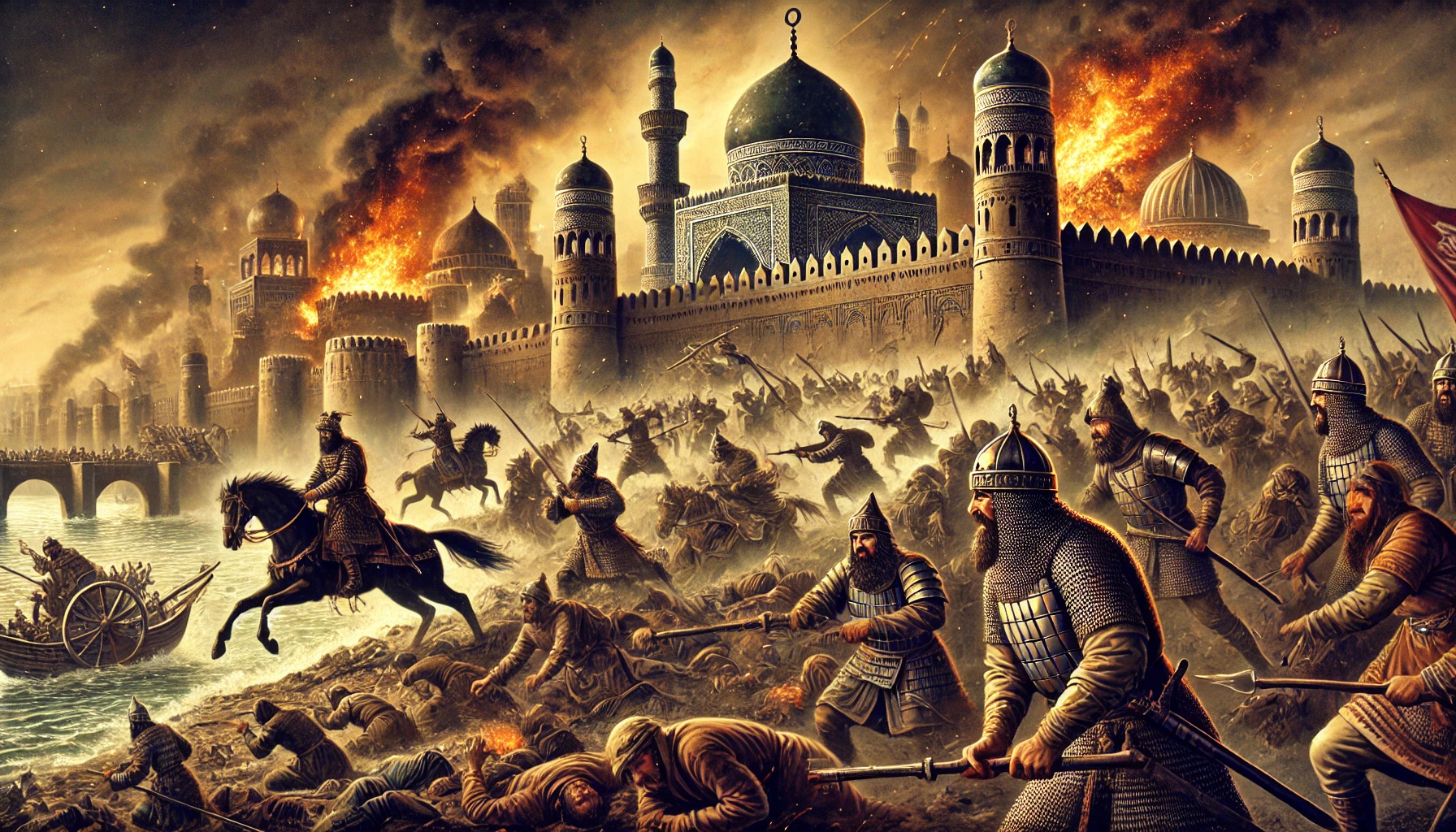 How did the Mongols Destroy Baghdad in 1258