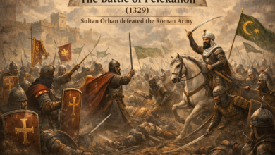 The Battle of Pelekanon (1329), where Sultan Orhan defeated the Roman Army