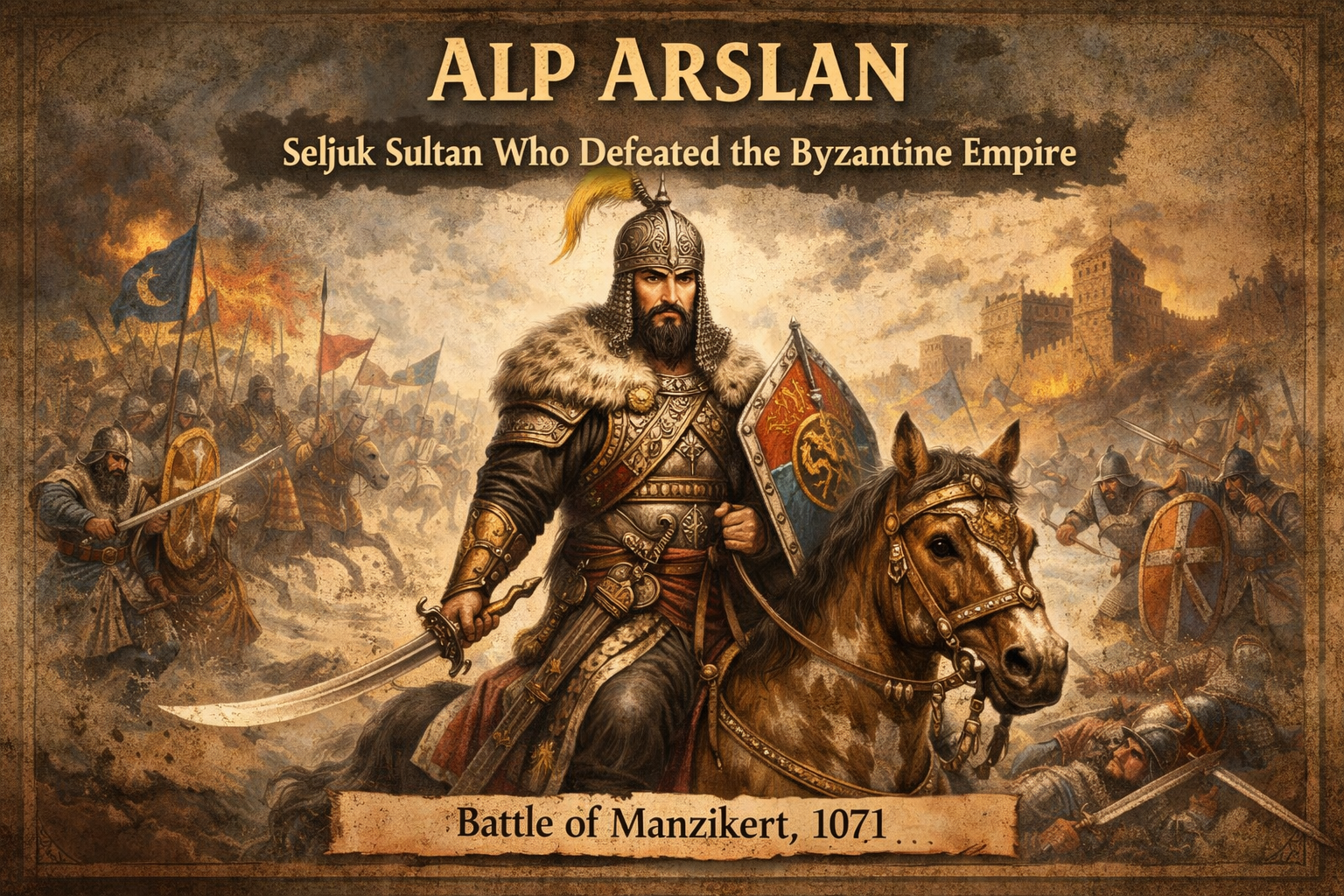 Alp Arslan _ Seljuk Sultan Who Defeated the Byzantine Empire